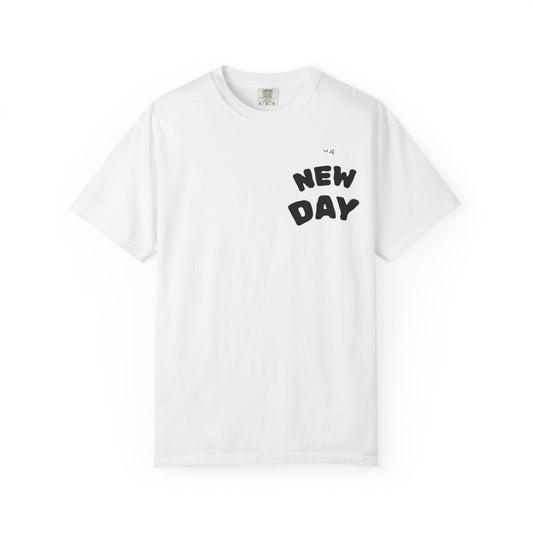 T-Shirt — "New Day" Minimalist Chest Print
